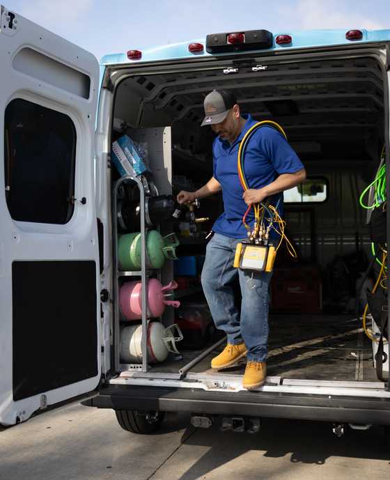 Furnace repair technician